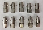 Ten (10) Vintage Straight Alemite Female Grease Fittings Nos Near Mint. Fixed Price $19.95.