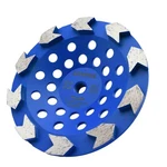 7 In.x 5/8-11 In. Abor Threaded 10 Arrow Segments Grinding Cup Wheel (5/8"-11.... Fixed Price $91.04.