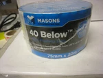 Masons 40 Below All Temperature (at) Flashing Tape 75 Mm X 20m Appx 3" 65 Ft. Fixed Price $17.99.