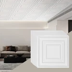 Vevor Ceiling Tiles 12 Pack 24 X 24in Pvc Glue Up Panel Diy Decor White 48 Sq.ft. Fixed Price $49.99.