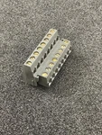 140-b-151/16 - Weco 16 Pos Two Tier Terminal Block, 5mm Pitch. Fixed Price $10.00.