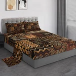 Pamnest King Size Bed Sheet Sets Tribal Abstract Soft Microfiber 4 Pcs Bedding. Fixed Price $68.73.