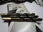 11/32" Hi-moly 135 Split Point Black & Gold Mechanics Drill Qty 3. Fixed Price $20.00.