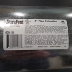 Duravent Directvent Pro 4" X 8" Extension Pipe Galvanized 46dva-08a. Fixed Price $25.00.