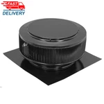 Active Ventilation Aluminum Roof Vent Wind Turbine 12 Inch Black Powder Coated. Fixed Price $104.68.
