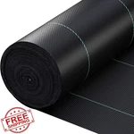 Forimo 6x300 Ft Commercial Weed Barrier Fabric Landscape French Drain Roll. Fixed Price $108.59.
