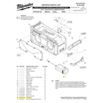 Milwaukee Tool Ac Adapter For M18 Bluetooh Jobsite Radio Mlw2952-20 42-04-0022. Fixed Price $58.69.