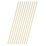 Tynulox 10 Pcs 2.2 Mm Dia Brass Rod 8" Length Solid H62 Round Bar For M.... Fixed Price $19.54.