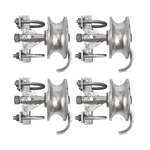 Chain Link Rolling Gate Track Sliding Rollers Galvanized Steel G.... Fixed Price $156.28.