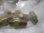 1/4" X 1/8"mpt Brass Hex Nipple Qty 5. Fixed Price $15.00.