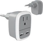 Bates European Travel Adapter With Usb - Us To Europe Plug For. Fixed Price $9.99.
