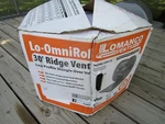 Lomanco Roof Vents Lor30 Omni Ridge Vent 30 Feet By Black New Roll Lor-30. Fixed Price $99.99.