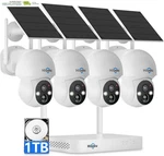 Home Security Camera System, 2.4g & 5g Wifi, Solar-powered 4mp 4 Cam-kit, Color. Fixed Price $437.89.