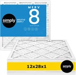 Simply Filters 12x28x1 Merv 8, Mpr 600, Ac Furnace Hvac Air Filter. Fixed Price $54.99.
