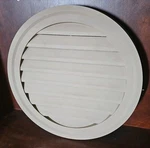 Ply Gem 22" Round Gable Vent Georgia Pacific Hazelnut Color Rdgv 260 Free Ship. Fixed Price $40.00.
