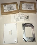 6 Hubbell Swp1 Steel Light Switch Wall Plate 1-gang Tamper Resistant White.. Fixed Price $64.99.