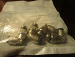 1/4" Tube X Male Univ Thread 90 Nickel Plated Brass Ptc Swivel Elbow Qty 4. Fixed Price $20.00.