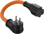 1ft 12awg Right-angle 15 Amp To 20 Plug Adapter Cable,90-degree 1-pack. Fixed Price $13.05.