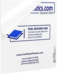 Premium 1/4 Clear Acrylic Plexiglass Sheet (10" X 10"). Fixed Price $18.95.