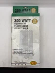 Designers Edge 300 Watt Equivalent Fluorescent 65 Bulb. Fixed Price $18.00.