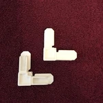 Cr Laurence (crl) White #swsc38w 3/8" Sq Cut Screen Frame Corners (lot = 132pcs). Fixed Price $10.99.