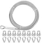 Thickened 1/4 Stainless Steel Cable, 25ft Wire Rope, 7x19 7*19. Fixed Price $42.64.
