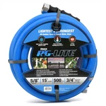 Blubird Bsal5815 Ag-lite 5/8" X 15' Hot/cold Water Polyester Braided Rubber Hose. Fixed Price $25.67.