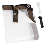 Zyp 10x20 Ft Heavy Duty Clear Waterproof Tarps Outdoor Garden Rainproof Cover.... Fixed Price $62.97.