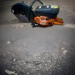 Efco 983 Tta Concrete Cutter And Blade. Fixed Price $620.00.