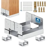 8x8 Galvanized Post Base For Concrete, 4 Pack Deck Anchor 7.5x7.... Fixed Price $131.55.