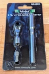 Vim Tools 3pc 1/4" Dr + Hex Stubby Nano Ratchet W/ Extension #nr400k. Fixed Price $29.99.