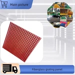1 Pcs Red Fiberglass Frp Grating 31.9"*31.9"*1.5" 0.5t Bearing Capacity. Fixed Price $133.00.