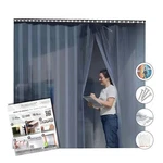 Clear Pvc Strip Door Curtain - 4x7 Ft Waterproof For Commercial Use. Fixed Price $89.87.
