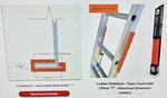 Ladder Stabilizer For Gutters & Roof Aluminum Extension Cover Anti-slip. Fixed Price $25.99.