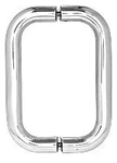 Crl 6" Chrome (bm Series) Back-to-back Tubular Handle Without Metal Washers. Fixed Price $37.00.