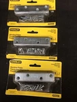 3 Stanley S755-851 S839-159 Mending Braces 4 By 5/8 101mm Zinc Plated Pack. Fixed Price $18.00.