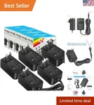 12v 2a Power Supply, Ac 120v To Dc12v 5.5x2.1mm Jack Converter, 12 Volt Led D.... Fixed Price $56.65.
