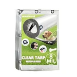 8 X 13 Ft Clear Waterproof Tarp, Mil Multi-purpose Tarp Cover With Grommets.... Fixed Price $58.17.