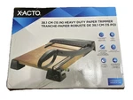 X-acto 26315 Heavy Duty Wood Guillotine Trimmer, 12" X 15" 15 Inch Cut. Fixed Price $39.99.