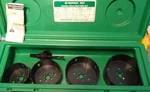 ** Greenlee - Textron 4 Pc Hole Saw Set #834 W Box For Conduits Unused. Fixed Price $83.33.