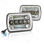 Pair H6054 5x7 7x6 Led Headlights Sealed High/low Beam Compatible With Ford E.... Fixed Price $119.74.