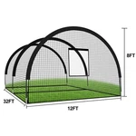 Gravee 32ft Baseball Batting Cage Heavy-duty Hitting Net With Sturdy Frame. Fixed Price $162.88.