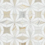 Msi Athena Gold Estrella Polished Marble Floor Wall Tile 10" X Sheets. Fixed Price $5.00.