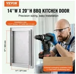Vevor 14x20 Inch Bbq Island Access Door Outdoor Kitchen Stainless Steel. Fixed Price $41.34.