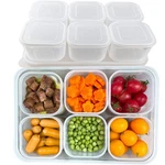 Food Storage Containers With Lids Airtight 6pcs Removable Individual Bpafree .... Fixed Price $34.51.