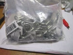 #8 1"l-inside .120"-wire 46lb-wll Zinc Plated S-hook Qty 75. Fixed Price $15.00.