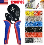 1200pcs Connectors Cord Wire Crimp Cable Pin End Bootlace Ferrule Terminals Kit. Fixed Price $13.99.