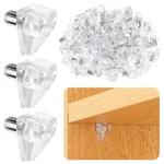 50 Pcs 1/5 Inch (5mm) Shelf Support Pegs, Clear Plastic Pins, Cabinet S.... Fixed Price $13.11.