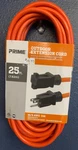 Prime-extension Cord, General Use Indoor/outdoor, 16 Awg,3-conductor W/ Ground. Fixed Price $15.99.