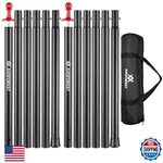 Avoforest Heavy Duty Adjustable Tarp Poles 31"-90" For Camping Tent Support. Fixed Price $59.81.